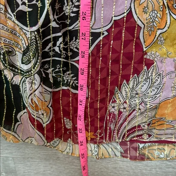 Verb by Pallavi Singhee Anthropologie Beaded Shimmer Mini Dress M - Picture 10 of 10